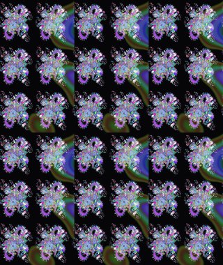 Eskiz Vintage Çiçek Deseni. Raster Kalça dokusu deseni.