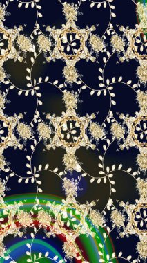 Siyah arka planda. Çocuksu tasarım. Tekstil, kumaş, ambalaj, hatıra defteri için hoş bir çiçek arkaplanı. Elle çizilmiş karalama çiçekleri ile pürüzsüz desen.