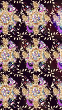 Raster illüstrasyonu. Çiçekli karalama şeklinde Raster çiçek deseni. Nazikçe, yaz çiçekleri siyah renklerde.