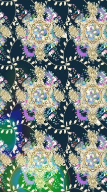 Güzel kumaş deseni. Kusursuz raster deseni. Çiçek arka planı.