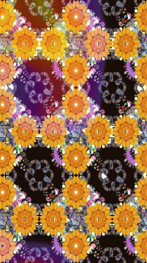 Çiçek kompozisyonu, el boyası, hassas şablon. Üst manzara, yumuşak sarı ve gri renkli. Sevgililer günü ve tebrik kartı konsepti için şık bir davetiye. Manzaralı çiçek deseni.