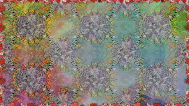 Bahar mevsimi. Raster dikişsiz şirin çiçek deseni. Nazik romantik baskı. Tatil havası..