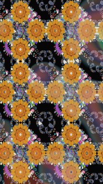 Küçük çiçekte güzel bir çiçek deseni var. Raster deseni. Çiçekli, suluboya desenli kusursuz çiçek deseni.