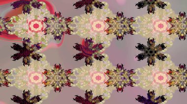 Bej ve gri renklerde çiçeklerle kusursuz çiçek deseni. Suluboya tarzında bej ve gri renkte çiçekler.