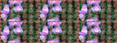 Raster desen. Fantezi kumaş deseni. Çiçekler, suluboya ile sorunsuz çiçek desenli.