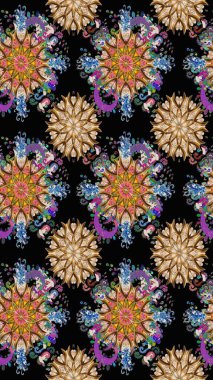 Organik elementler. Botanik kusursuz desen. Suluboya etkisi. Raster deseni.