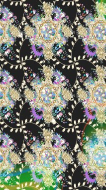 El yapımı çiçek ve bitki koleksiyonu. Eskiz tarzı gri renkte. Şirin karalama çiçekleri olan kusursuz çiçek desenleri. Raster illüstrasyonu. Raster illüstrasyonu.