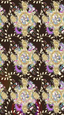 Varicologray raster kusursuz çizim. Küçük çiçekteki sevimli çiçek deseni. Birçok gri soyut çiçekli tropik, pürüzsüz desen.