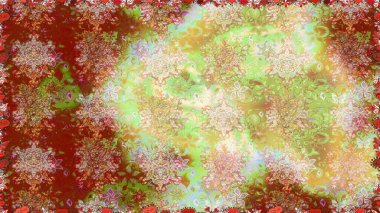 Küçük çiçekte güzel bir desen. Motley illüstrasyonu. Küçük renkli çiçekler. Moda baskıları için zarif bir şablon. Çiçekli bahar çiçekleri.