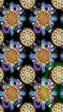 Çiçekler, yapraklar, dekoratif elementler, sıçramalar, lekeler, el çizimleri çizimleri ve Doodle çizimleri, grafik raster çizimleri.