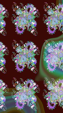 Çiçek desenli duvar kağıdı, desen dolgularını, web sayfası arka planı için kullanılabilir. Stilize çiçek ile Seamless modeli. Süslü zentangle sorunsuz doku, soyut çiçek süs.