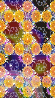 Raster resim. Seamless modeli küçük çiçek. Güzel kumaş deseni. Sevimli çiçek arka plan.