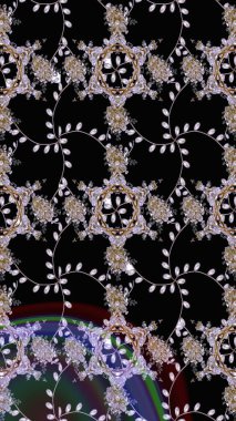 Raster desen. Fantezi kumaş deseni. Çiçekler, suluboya ile sorunsuz çiçek desenli.