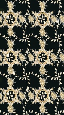 Raster illüstrasyonu. Kusursuz Tony kumaş deseni. Küçük çiçekteki sevimli çiçek deseni. Modaya uygun kumaş deseni.