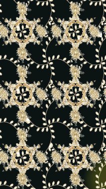 Gri çiçekli kusursuz desen, suluboya çiçek deseni, sevimli çiçek, duvar kağıdı, kart veya kumaş için fayanslı. Raster - stok.