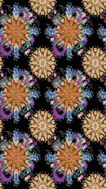 Üst manzara, yumuşak siyah renk tarzı. Manzaralı çiçek deseni. Sevgililer günü ve tebrik kartı konsepti için şık bir davetiye. Çiçek kompozisyonu, el boyası, hassas şablon..