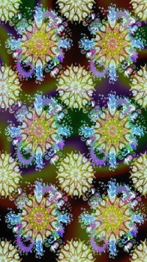 Tekstil ya da kitap kapakları, imalat, duvar kağıtları, baskı, hediye paketi ve yapıştırma kitabı için çiçeksiz arka plan. Küçük çaplı çiçeklerdeki basit şirin desenler. Raster illüstrasyonu.