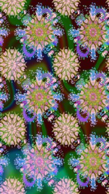 Motley illüstrasyonu. Küçük çiçekte güzel bir desen. Tarafsız çiçekli bahar çiçekleri. Moda baskıları için zarif bir şablon. Küçük renkli çiçekler..