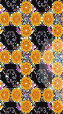 Kusursuz Tony kumaş deseni. Küçük çiçekteki sevimli çiçek deseni. Modaya uygun kumaş deseni. Raster illüstrasyonu.