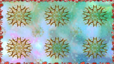 Raster illüstrasyonu. Çiçek süsü ile kusursuz desen. Tarafsız renklerde çiçekler.