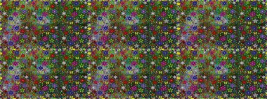 Soyut zarafet, çiçekli arkaplan deseni. Raster Güzel kumaş deseni.