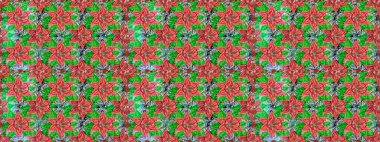 Güzel çiçek desenli küçük çiçek. Çiçekler, suluboya ile sorunsuz çiçek desenli. Raster desen.