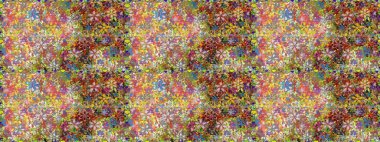 Bahar mevsimi. Tatil havası. Raster dikişsiz şirin çiçek deseni. Nazik romantik baskı. Tarafsız renklerde çiçekler.