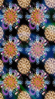 Mavi ve siyah renkte manzaralı çiçek deseni. Üst manzara, yumuşak stil. Çiçek kompozisyonu, el boyası, hassas şablon. Sevgililer günü ve tebrik kartı konsepti için şık bir davet.