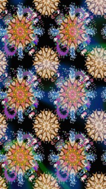 Mavi ve siyah renkte manzaralı çiçek deseni. Üst manzara, yumuşak stil. Çiçek kompozisyonu, el boyası, hassas şablon. Sevgililer günü ve tebrik kartı konsepti için şık bir davet.