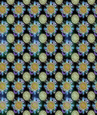 Modern çiçek arkaplanı. Halk tarzı. Parlak renkli çiçeklerle ve siyah ve nötr renklerde yapraklarla şaşırtıcı, pürüzsüz çiçek deseni. Moda baskıları için zarif bir şablon.