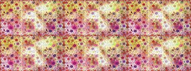 Bej renkli çiçekli kusursuz çiçek deseni. Suluboya stilinde bej renkte çiçekler.