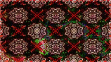 Yumuşak, bahar çiçekli arka plan. Çiçekli karalama şeklinde Raster çiçek deseni. Siyah renkte çiçekler.