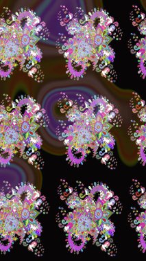 Güzel kumaş deseni. Güzel suluboya yaz çiçekleri deseni..