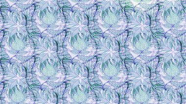 Raster illüstrasyonu. Küçük çiçekteki sevimli çiçek deseni. Tony 'nin kumaş kalıbını çiz. Modaya uygun kumaş deseni.