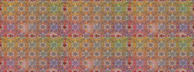 Kahverengi renkli çiçekler. Raster illüstrasyonunda kusursuz çiçek deseni.