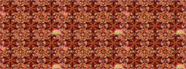 Duvar kâğıdı barok, İspanyol kumaşı. Çiçek deseni. Kırmızı renklerde altın elementler. Şık bir grafik desen. Kusursuz raster arkaplanı.