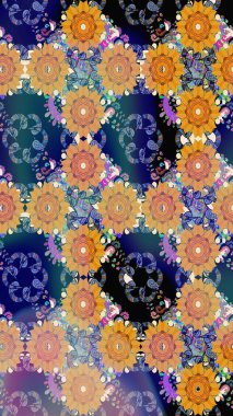 Tekstil, kumaş, kapaklar, duvar kağıtları, baskı, naylon, yapıştırma, örgü, dekupaj için çiçeksiz arkaplan. Küçük mavi çiçeklerle oldukça eski bir besin torbası deseni.