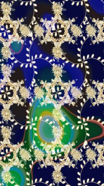 Raster illüstrasyonu. Gri renkli şirin çiçekler. Moda baskısı, albüm, ambalaj kağıdı ve duvar kağıdı için zarif dekoratif süslemeler. Küçük çiçekli basit, pürüzsüz desen..