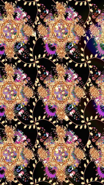 Siyah renkli çiçekler. Düz Çiçek Elementleri Tasarımı. Sevimli çiçek raster deseni. Kusursuz Renksiz Bahar Teması Kusursuz Arkaplan.