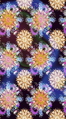 Raster kına dövme tarzı. Kullanılabilir Tekstil, tebrik kartı, boyama kitabı, telefon durumda yazdırma için. Hint çiçek desenli madalyon desen. Etnik Mandala süsleme.