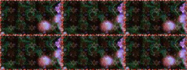 Siyah renkli çiçekler. Renkli Yaz Temalı Kusursuz Arkaplan. Düz Çiçek Elementleri Tasarımı. Raster illüstrasyonunda trendsiz çiçek deseni.