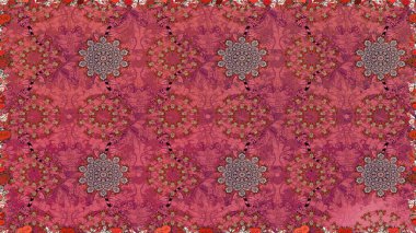 Kusursuz desen. Raster illüstrasyonu. Ultraviyole kumaş deseni. Organik motif arkaplanı.