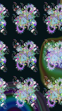 Küçük gri çiçeklerle oldukça eski bir besin torbası deseni. Tekstil, kumaş, kapaklar, duvar kağıtları, baskı, naylon, yapıştırma, örgü, dekupaj için çiçeksiz arkaplan.