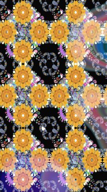 Kusursuz Tony kumaş deseni. Küçük çiçekteki sevimli çiçek deseni. Modaya uygun kumaş deseni. Raster illüstrasyonu.