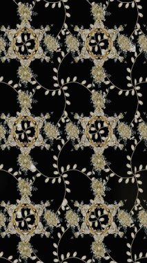 Raster resim. Sorunsuz. Sevimli çiçek desenli küçük çiçek.