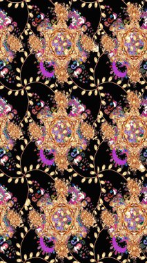 Sabıka fotoğraflarında, bebek kıyafetlerinde, duvar kâğıtlarında, paket kutularında falan kullanılabilir. Zarif, parlak ve pürüzsüz siyah çiçek deseni tasarımı.