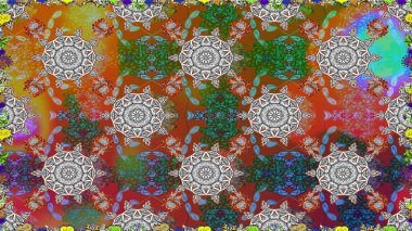 Güzel çiçek deseni. Renkli Bahar Temalı Kusursuz Arkaplan. Gri renkli çiçekler. Düz Çiçek Elementleri Tasarımı.