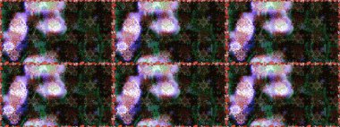 Siyah renkli çiçeklerle kusursuz çiçek deseni. Suluboya tarzında siyah renkte çiçekler.