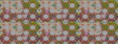 Çiçeğin suluboya çizimlerinin mükemmel deseni. Raster illüstrasyonu. Moda baskısı. Eski model. Suluboya kusursuz desen. Dekorasyon ve tasarım için güzel desen.