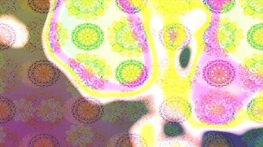 Tarafsız ve sarı renklerde çiçek desenleri, el yapımı papatyalar, papatyalar. Tekrarlanan çiçek arkaplanı, zarif nötr ve sarı çiçek duvar kağıdı.